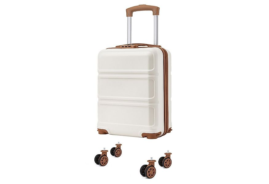 KONO Handgepäckkoffer mit abnehmbaren Rollen Leichter Kabinenkoffer (ABS+PC günstig online kaufen