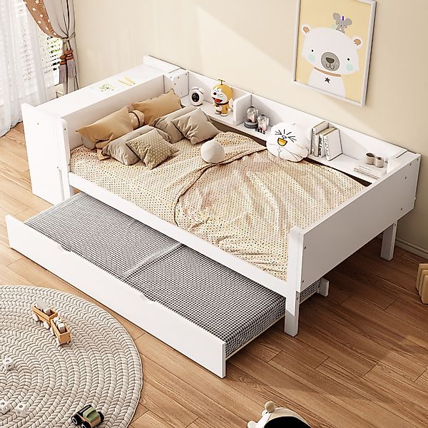 STILVORA Kinderbett 90×200 mit schreibtisch,Schlafsofa Tagesbett günstig online kaufen