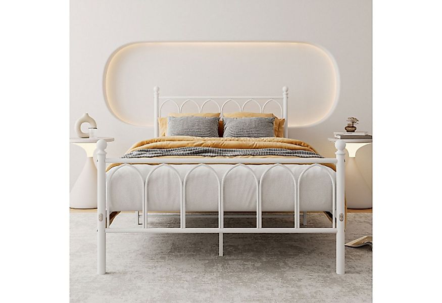 REDOM Metallbett Jugendbett mit Lattenrost ohne Martatze (1-tlg), 90x200 cm günstig online kaufen