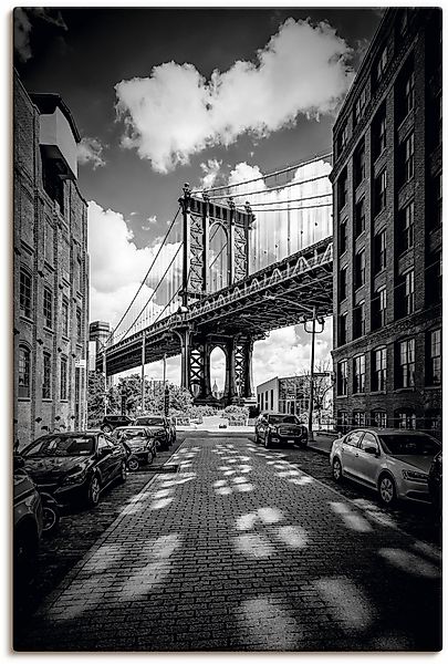 Artland Wandbild "Manhattan Bridge in Brooklyn, New York", New York, (1 St. günstig online kaufen