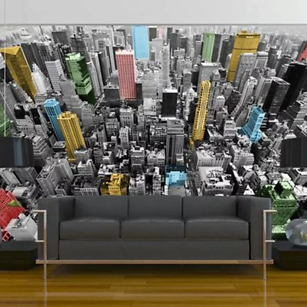 artgeist Fototapete New York - Kaleidoskop mehrfarbig Gr. 350 x 270 günstig online kaufen