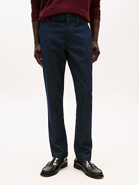 Tommy Hilfiger Chinohose "BLEECKER BRUSHED MARL", Slim Fit, gebürstete Mela günstig online kaufen