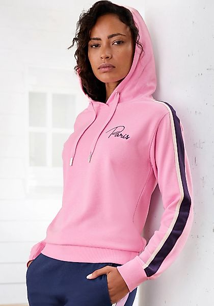 Vivance Hoodie, 1 Stk. Hoodie mit Kontrast Einsätzen, Loungeanzug günstig online kaufen