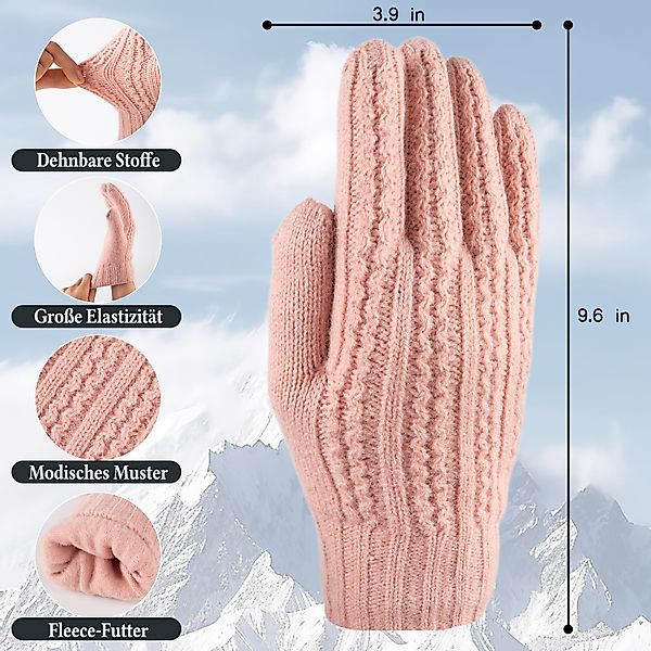 Coonoor Strickhandschuhe Winter Strickhandschuhe, Touchscreen elastische günstig online kaufen