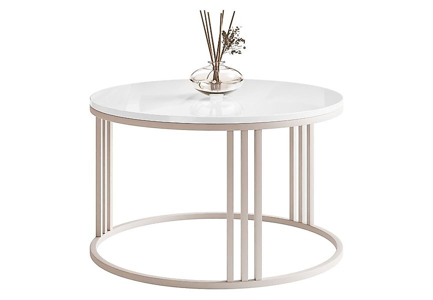Lookway Couchtisch LORI HOCHGLANZ, runder Couchtisch günstig online kaufen