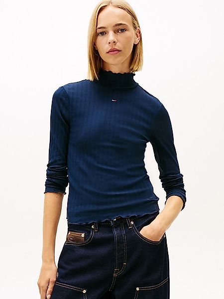 Tommy Jeans Langarmshirt TJW SLIM RIB LETTUCE EDGE LS (Packung, 3-tlg) in g günstig online kaufen