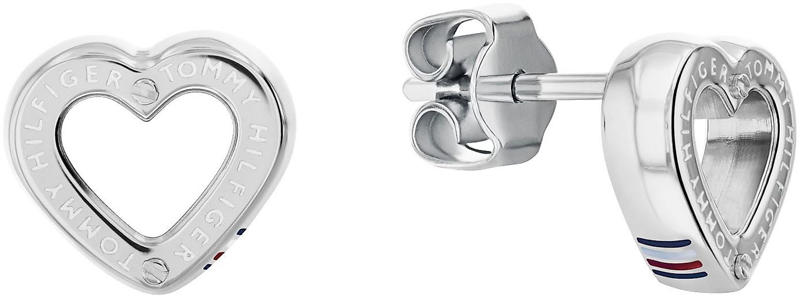 Tommy Hilfiger Paar Ohrstecker TOGGLE HEART, günstig online kaufen