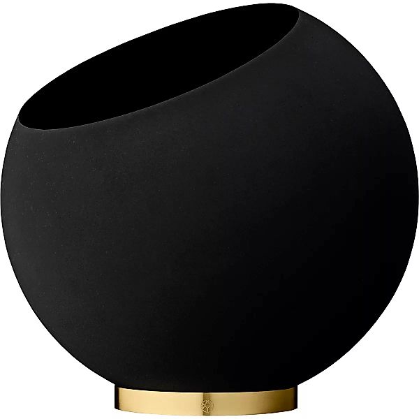 Globe Blumentopf Ø43cm Black günstig online kaufen
