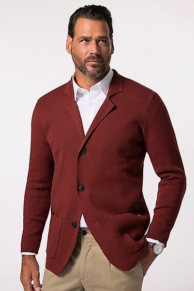 JP1880 Poloshirt Stricksakko FLEXNAMIC® Business Milano-Strick günstig online kaufen