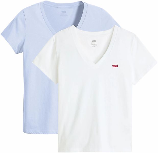 Levis T-Shirt "VNECK TEE 2 PACK" Packung, 2 Stk. günstig online kaufen