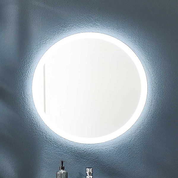 Wandspiegel in runder Form LED Beleuchtung günstig online kaufen