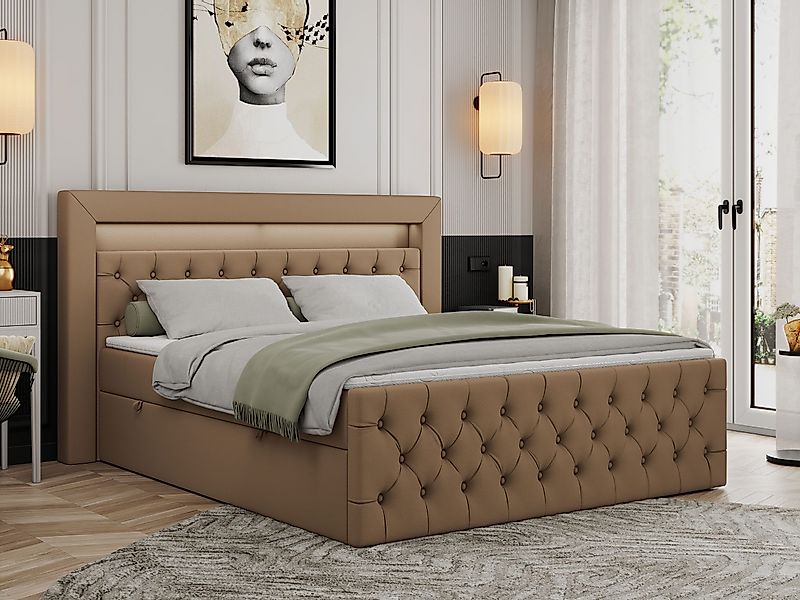 MKS MÖBEL Boxspringbett GOLD9 (Set, Packung, günstig online kaufen
