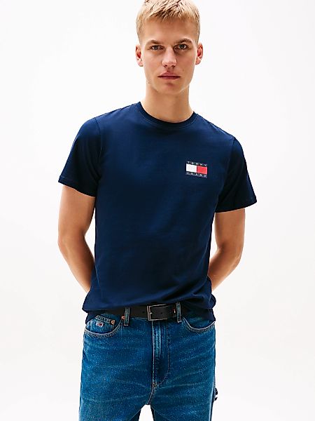 Tommy Jeans T-Shirt "TJM SLIM ESSENTIAL FLAG TEE EXT" günstig online kaufen