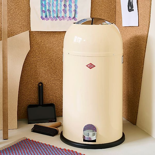 WESCO Mülleimer "Kickmaster Abfallsammler mit Dämpfer" 1 Behälter mit Metal günstig online kaufen