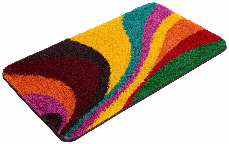 Bruno Banani Badematte "Welle" Höhe 20 mm rutschhemmend beschichtet fußbode günstig online kaufen