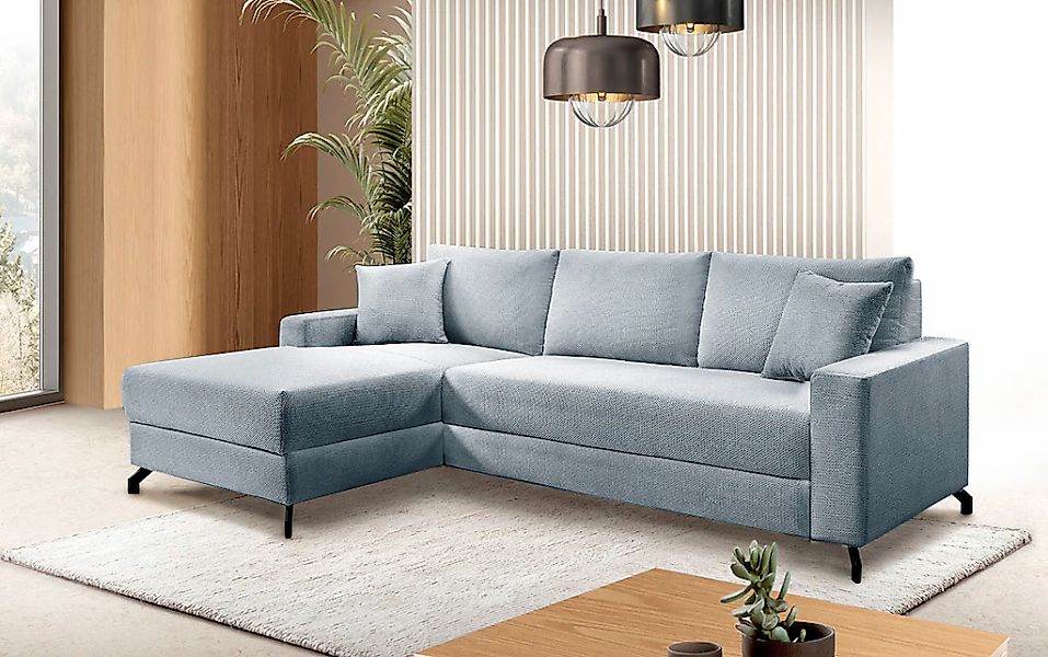 exxpo - sofa fashion Ecksofa "Quattro L-Form, B/T: 247/162 cm", wahlweise m günstig online kaufen