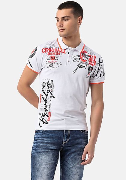 Cipo & Baxx Poloshirt mit markantem günstig online kaufen