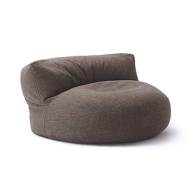 Lumaland Sitzsack Round Sofa Sitzkissen Bean Bag Couch Lounge, inkl. Rücken günstig online kaufen