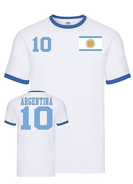 Blondie & Brownie T-Shirt Herren Argentinien Sport Trikot Fußball Handball günstig online kaufen