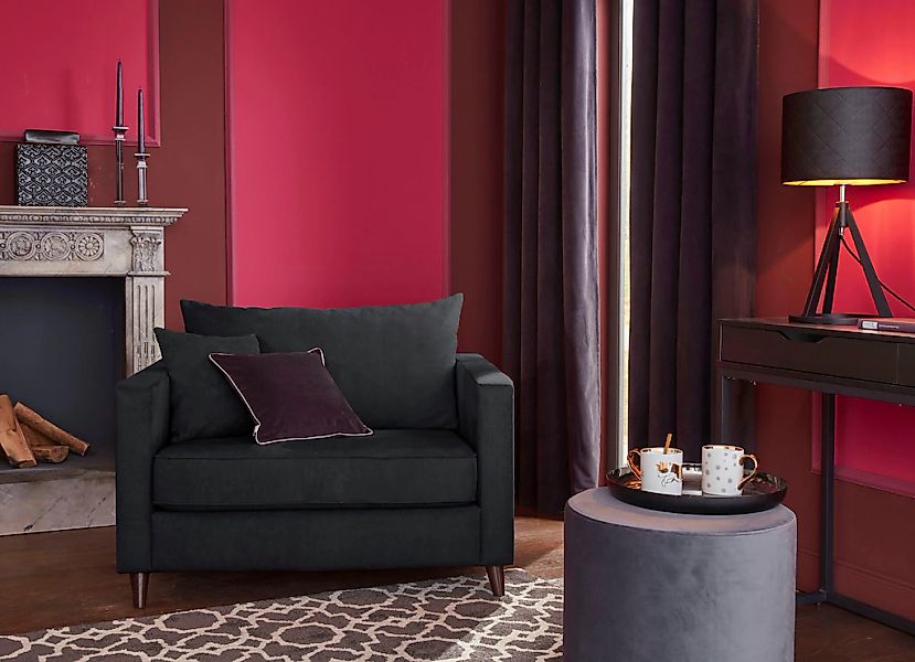 Home affaire Loveseat "Renesse", lose Kissen, Keder an Sitzkissen günstig online kaufen