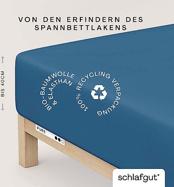 Schlafgut Spannbettlaken PURE BOXSPRING in Gr. günstig online kaufen