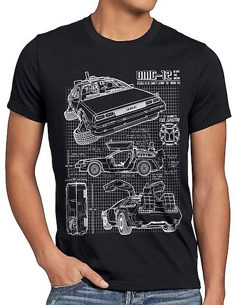 style3 T-Shirt Delorean DMC-12 zurück in die zukunft back to the future mar günstig online kaufen