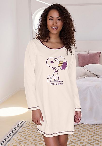 PEANUTS Nachthemd (1-teilig) mit Snoopy-Druck günstig online kaufen