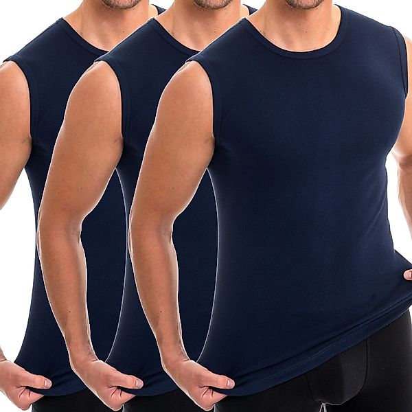 HERMKO Achseltop 3040 3er Pack Herren günstig online kaufen