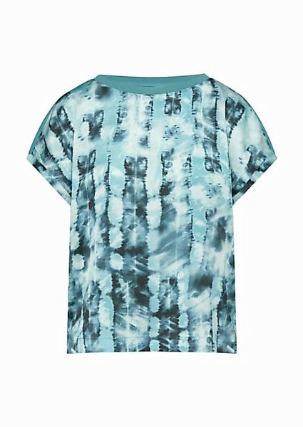 comma casual identity Shirttop T-Shirt im Fabricmix günstig online kaufen