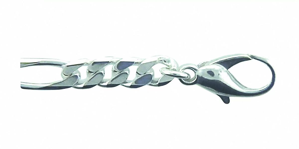 Adelia´s Silberarmband "925 Silber Figaro Armband 19 cm Ø 5,1 mm", Silbersc günstig online kaufen