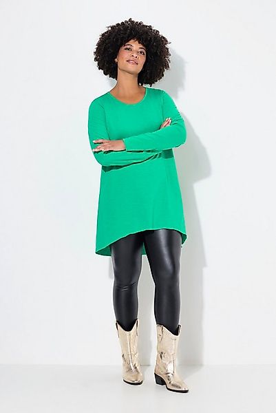 Angel of Style T-Shirt Longshirt bequeme Passform Rundhals Langarm günstig online kaufen