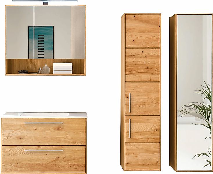 BASIC by Balculina Badmöbel-Set "Yukon" 4 Stk. tlg. günstig online kaufen