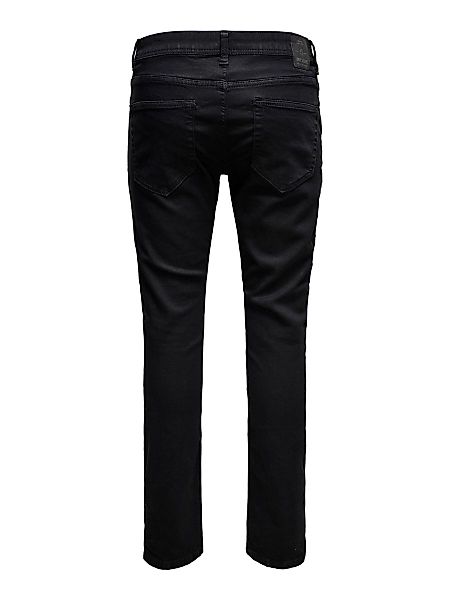 Only & Sons Herren Jeans ONSLOOM PK 1418 - Slim Fit - Schwarz - Black Denim günstig online kaufen