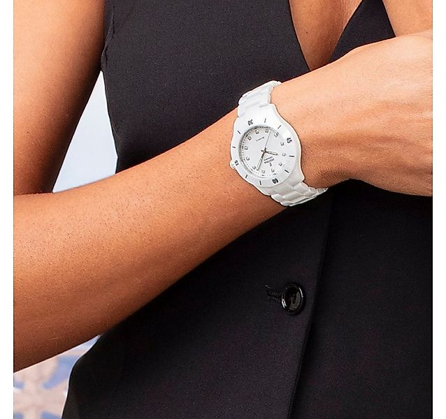 Festina Keramikuhr Ceramic F20720/1, Quarzuhr, Armbanduhr, Damenuhr, analog günstig online kaufen