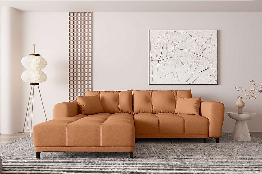 99rooms Ecksofa Massimo, Sofa L-Form, Eckcouch, mit oder ohne Schlaffunktio günstig online kaufen