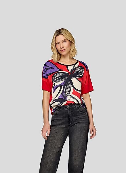 Rabe T-Shirt mit Flower Print günstig online kaufen