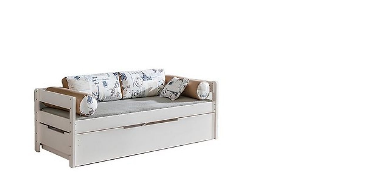 Xlmoebel Schlafsofa Neues Doppelbett mit integriertem Stauraum - ideal für günstig online kaufen