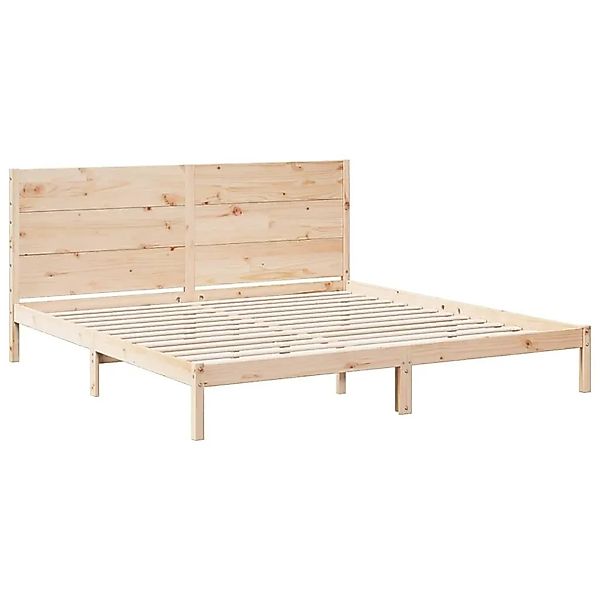 vidaXL Massivholzbett Extra Lang ohne Matratze 200x210 cm 3309277 günstig online kaufen
