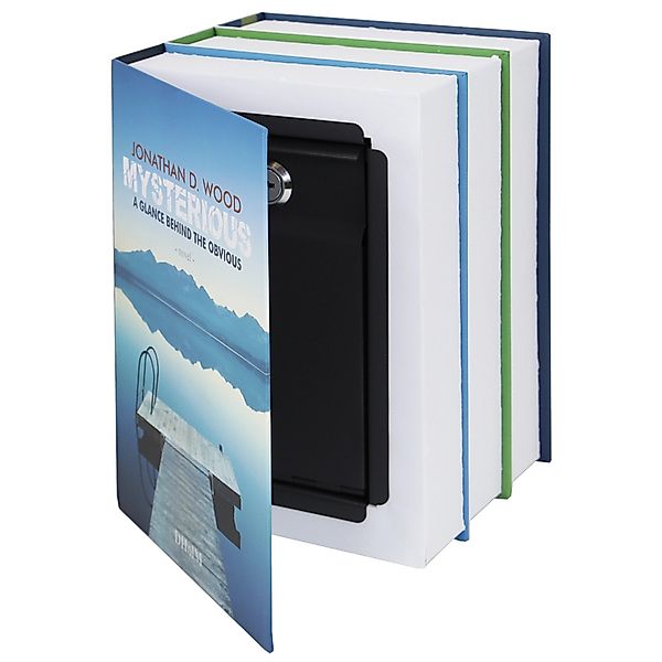 HMF 4312202 Buchtresor Geldkassette XL 22 x 15 x 13 cm günstig online kaufen