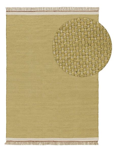 benuta Wollteppich Karla, rechteckig, Höhe: 5 mm, Kunstfaser, Berber, Ethno günstig online kaufen