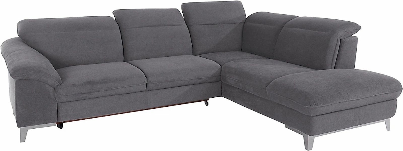 COTTA Polstergarnitur Teresa, (Set), Set: bestehend aus Ecksofa und Hocker, günstig online kaufen