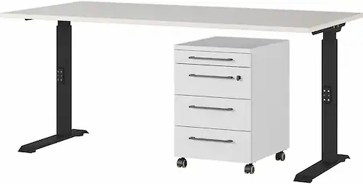 GERMANIA Büromöbel-Set »Agenda« Set bestehend aus höhenverstellbarem Schrei günstig online kaufen