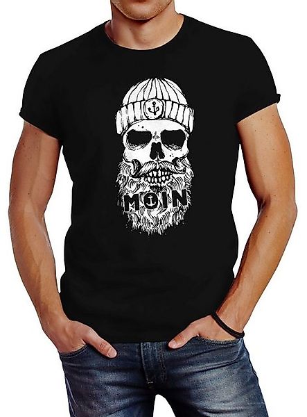 Neverless Print-Shirt Neverless® Herren T-Shirt Moin günstig online kaufen