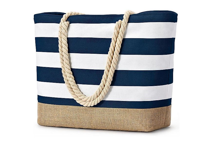 LuxusKollektion Strandtasche Strandtasche XXL Damen Shopper Badetasche wass günstig online kaufen