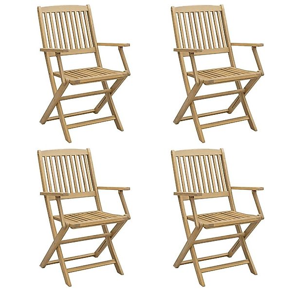 vidaXL Gartenstuhl Gartenstühle 4 Stk. Klappbar günstig online kaufen