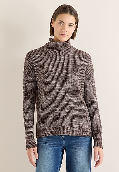 Cecil Rollkragenpullover mit Strick-Detail günstig online kaufen