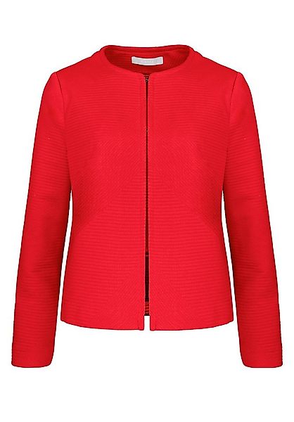 bianca Kurzjacke TALIA aus Struktur-Jersey in der Trendfarbe 'red pepper' günstig online kaufen