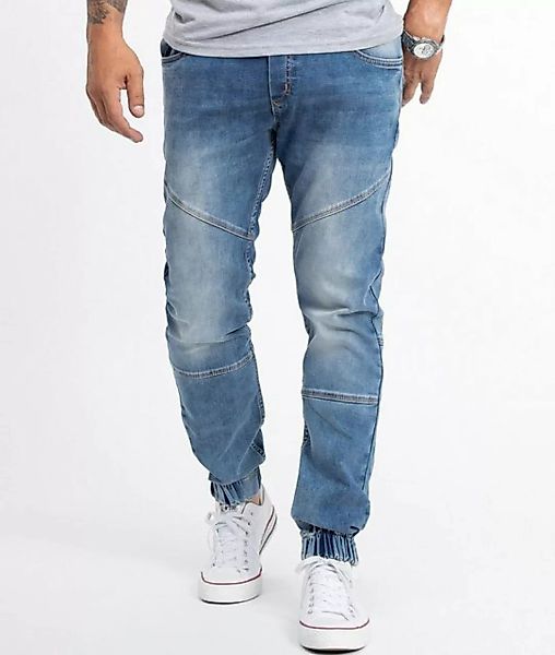 Rock Creek Tapered-fit-Jeans Herren Jeans Jogger-Style Blau RC-2184 günstig online kaufen