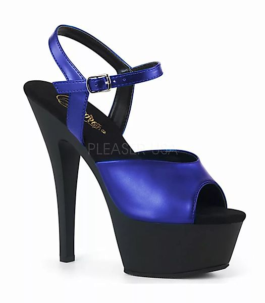 Plateau Sandalette KISS-209MMET - Blau (Schuhgröße: EUR 42) günstig online kaufen