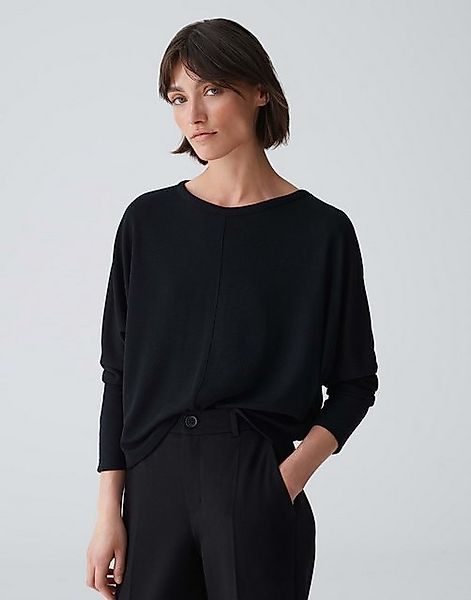 OPUS Langarmshirt Shirt SIMPLA Batwing Fit aus Viskose Mix günstig online kaufen